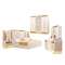 Wood Panel MDF White King Size Bedroom Home Furniture Sets